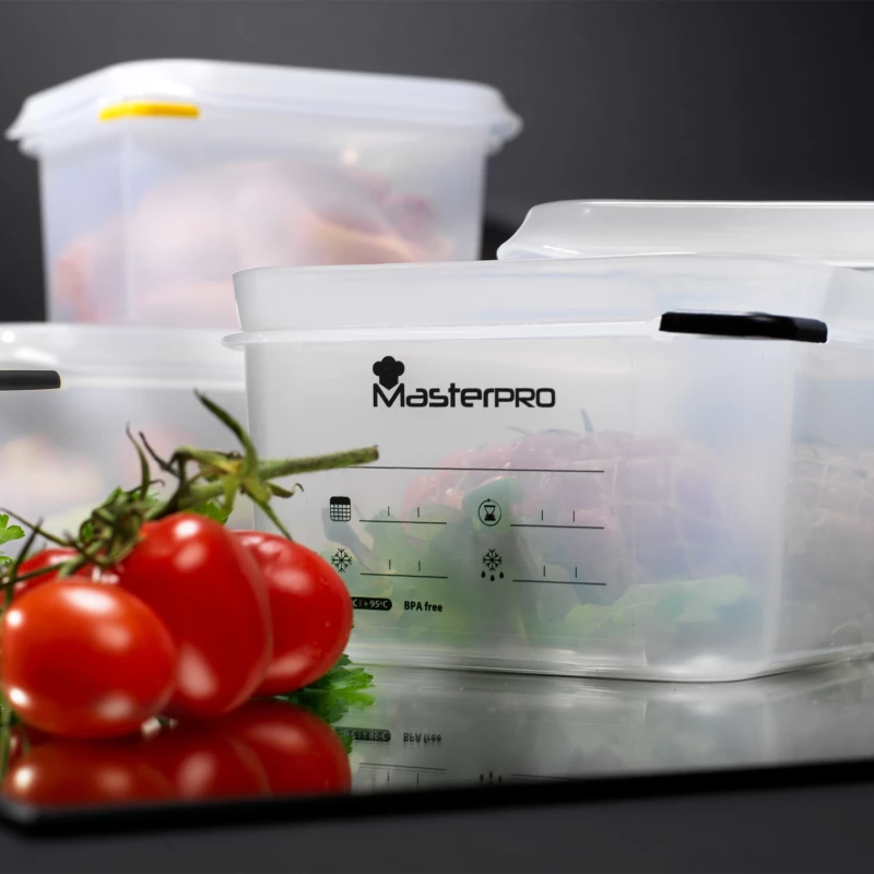 Foodies Πλαστικό Δοχείο Τροφίμων με Καπάκι 4300ml