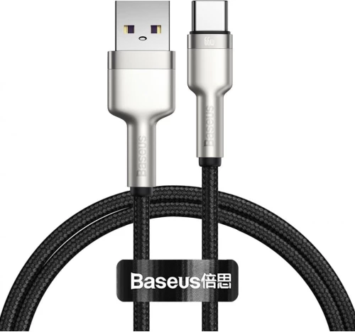 USB to USB-C Baseus Cafule Cable, 66W, 1m (black)
