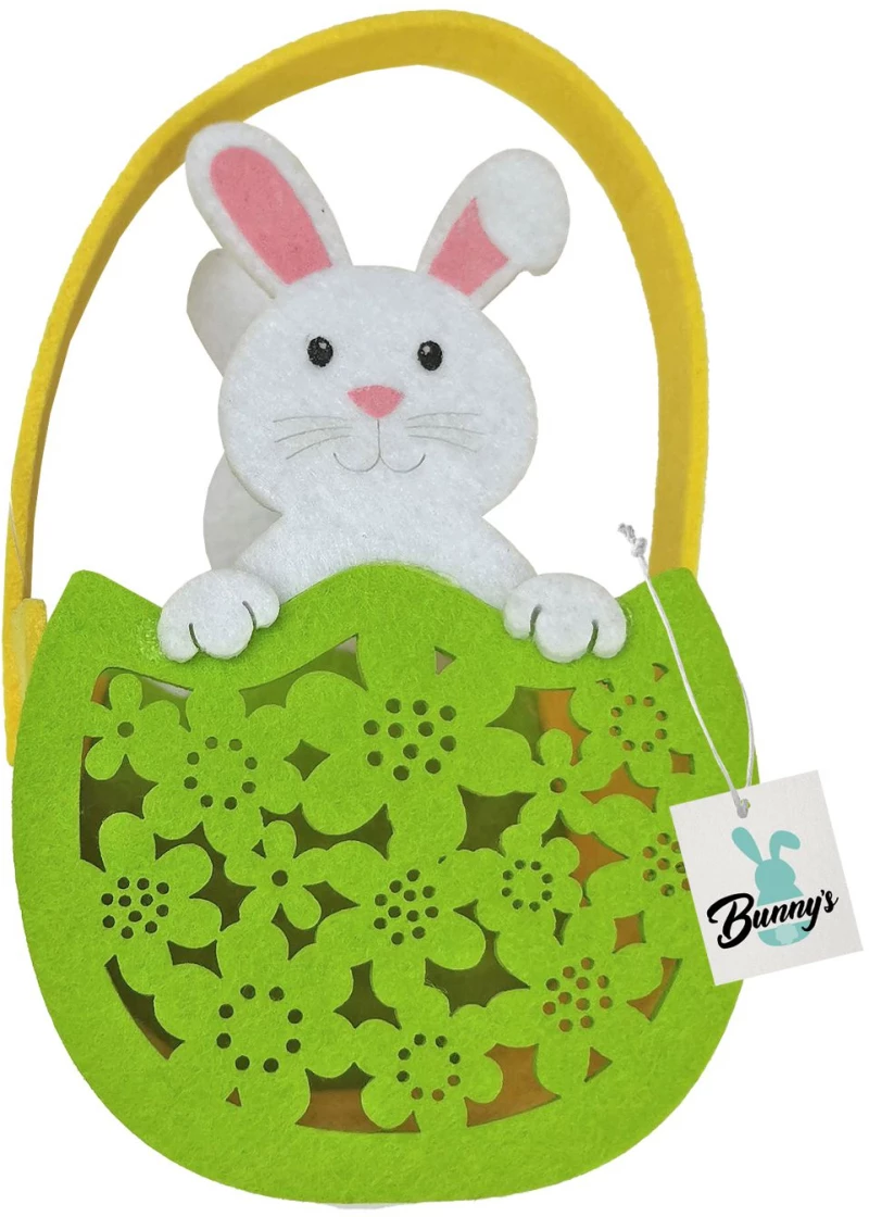 ΚΑΛΑΘΙ ΤΣΟΧΙΝΟ ΛΑΓΟΣ ΣΕ ΑΥΓΟ 19x10x8cm Bunny's 931998