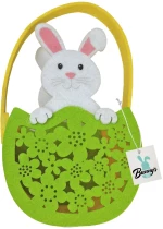 ΚΑΛΑΘΙ ΤΣΟΧΙΝΟ ΛΑΓΟΣ ΣΕ ΑΥΓΟ 19x10x8cm Bunny's 931998