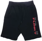 Βερμούδα μακό "Funky" μαύρη (Μαύρο)