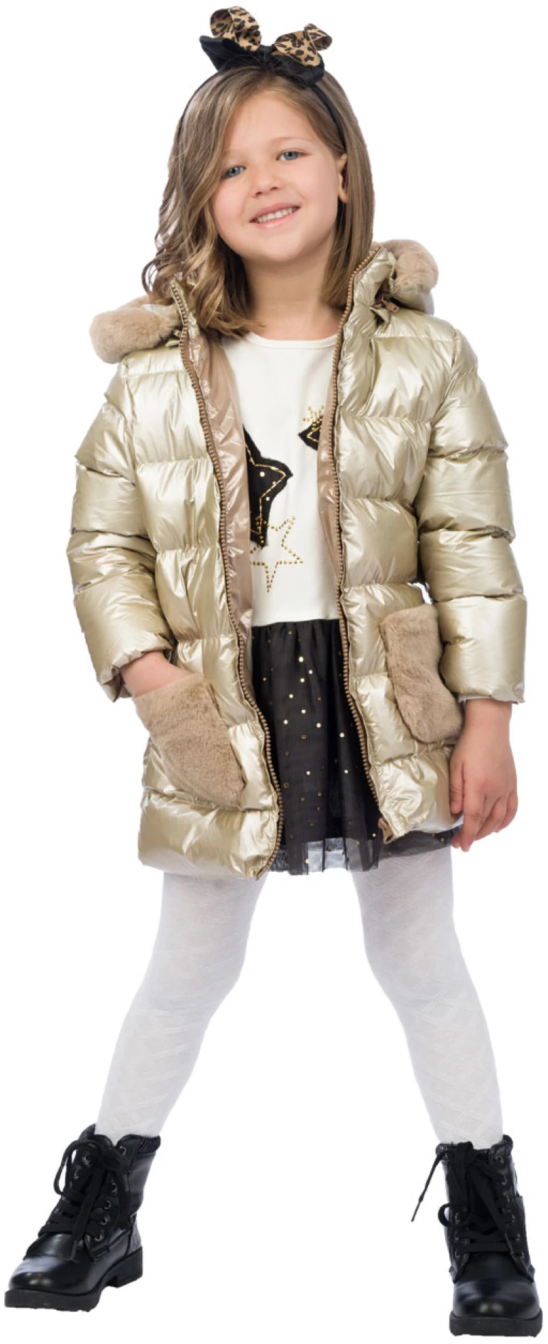 Μπουφάν "Golden Girl" χρυσό (Χρυσό)
