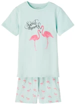 Πυτζάμα "Flamingo" μέντα (Μέντα )