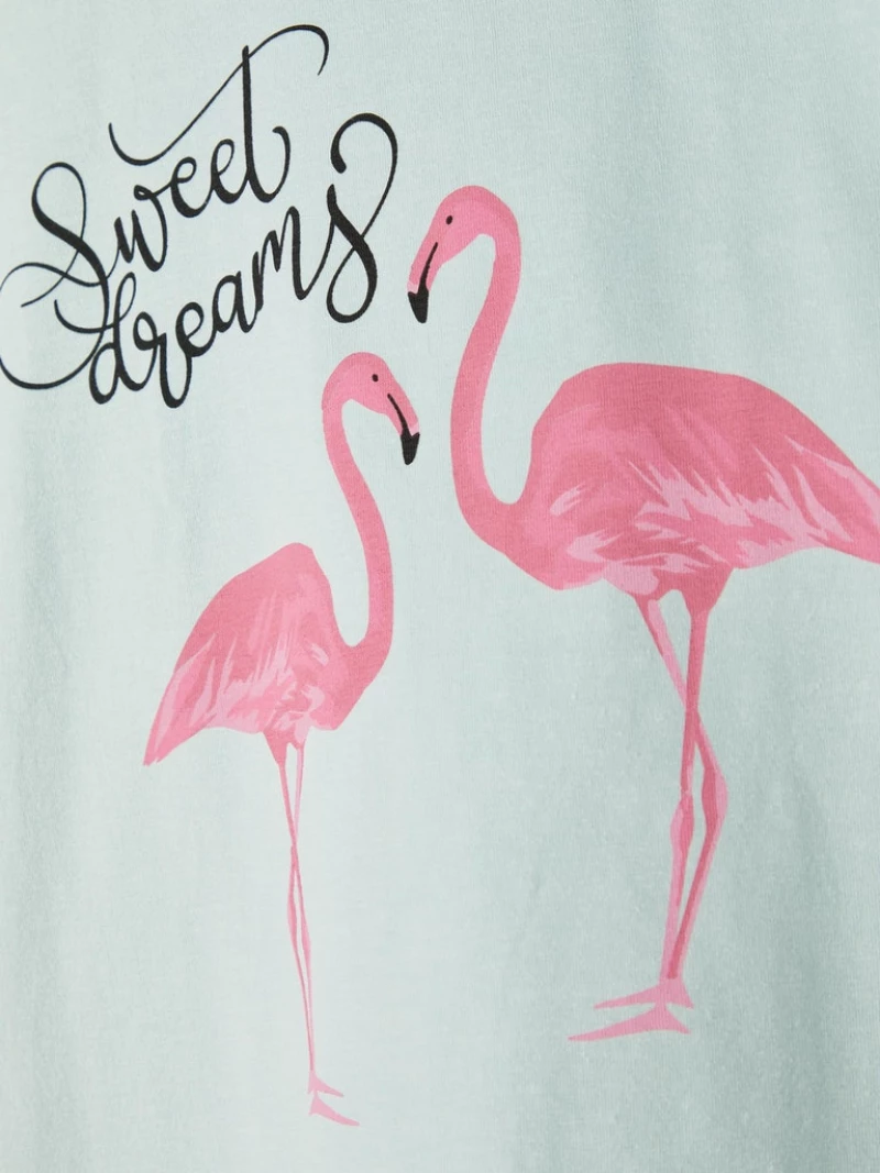 Πυτζάμα "Flamingo" μέντα (Μέντα )