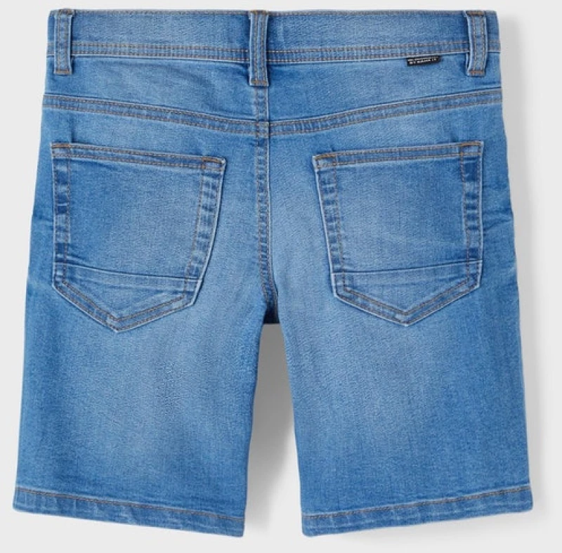 Βερμούδα τζιν "Blue denim" μπλε (Μπλε)
