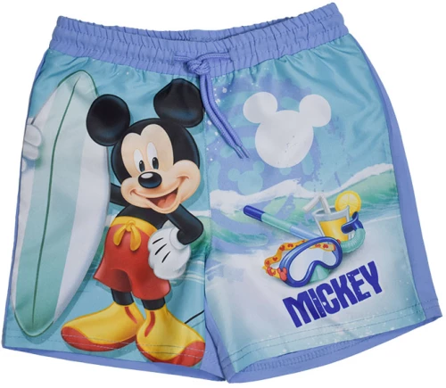 Μαγιό βερμούδα "Mickey mouse" γαλάζιο (Γαλάζιο)