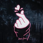 Μπλούζα φούτερ "Love" μαύρη (Μαύρο)