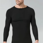 Ισοθερμική μπλούζα μακρυμάνικη unisex "Namaldi" μαύρη (Μαύρο)