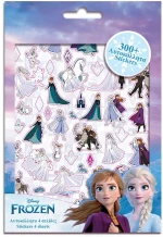 Αυτοκόλλητα 300Τεμ Μπλοκ 14,5x21,5Εκ Frozen 2