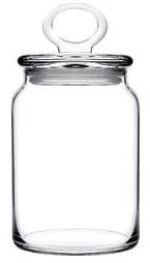 Βάζο Γυάλινο Kitchen Slim Jar 860Cc D:8 H:14 P/432 Gb1 Ob6