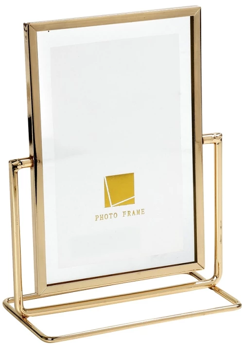 Κορνίζα Μεταλλική Χρυσή Περιστρεφόμενη 2 Όψεων 13x18Εκ