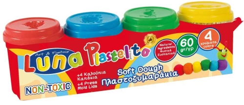 Πλαστοζυμαράκι 60Grx4 Χρώματα Luna