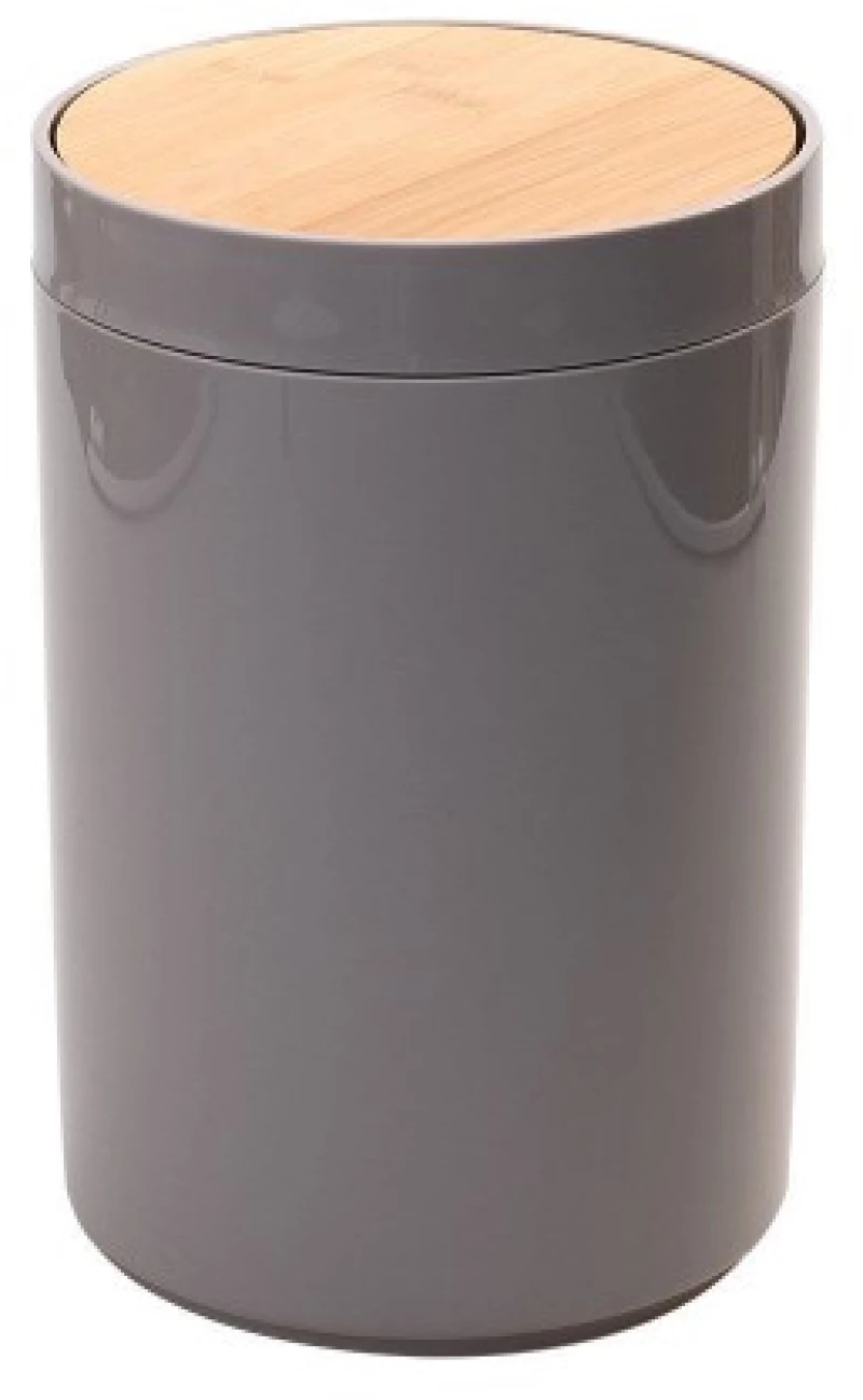 Χαρτοδοχείο Bamboo Taupe 18x18x27εκ