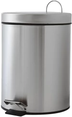 Χαρτοδοχείο πεντάλ 5lt ινοξ ματ classic       20x20x26εκ