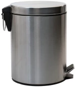 Χαρτοδοχείο πεντάλ 5lt ινοξ ματ classic       20x20x26εκ