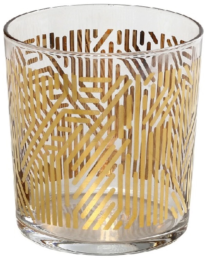 Ποτήρι Νερού 380Ml 8,6x9,05Eκ Labyrinth Gold