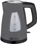 Βραστήρας Ηλεκτρικός Πλαστικός 1.7Lt 2200w Aroma Grey Estia