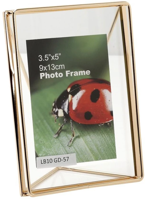 Κορνίζα Μεταλλική Χρυσή 12x18εκ