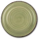 Πιάτο Φρούτου Stoneware "Lines Oil green" 19.5Εκ