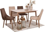 Τραπέζι Τραπεζαρίας "Max" 120x80x75εκ  Machiato