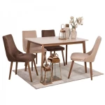Τραπέζι Τραπεζαρίας "Max" 120x80x75εκ  Machiato