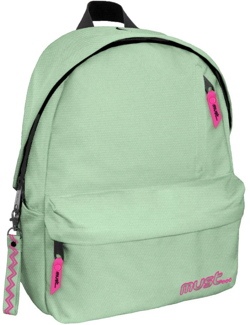 Τσάντα Πλάτης Must Monochrome Plus 32x17x42 1Θήκη Λαχανί Fluo 900D Rpet