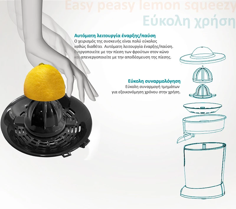 BRUNO ηλεκτρικός στίφτης BRN-0096  συνεχούς ροής  600W  inox-μαύρο