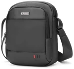 ARCTIC HUNTER τσάντα ώμου K00063 με θήκη tablet  αδιάβροχη  2.9L  μαύρη
