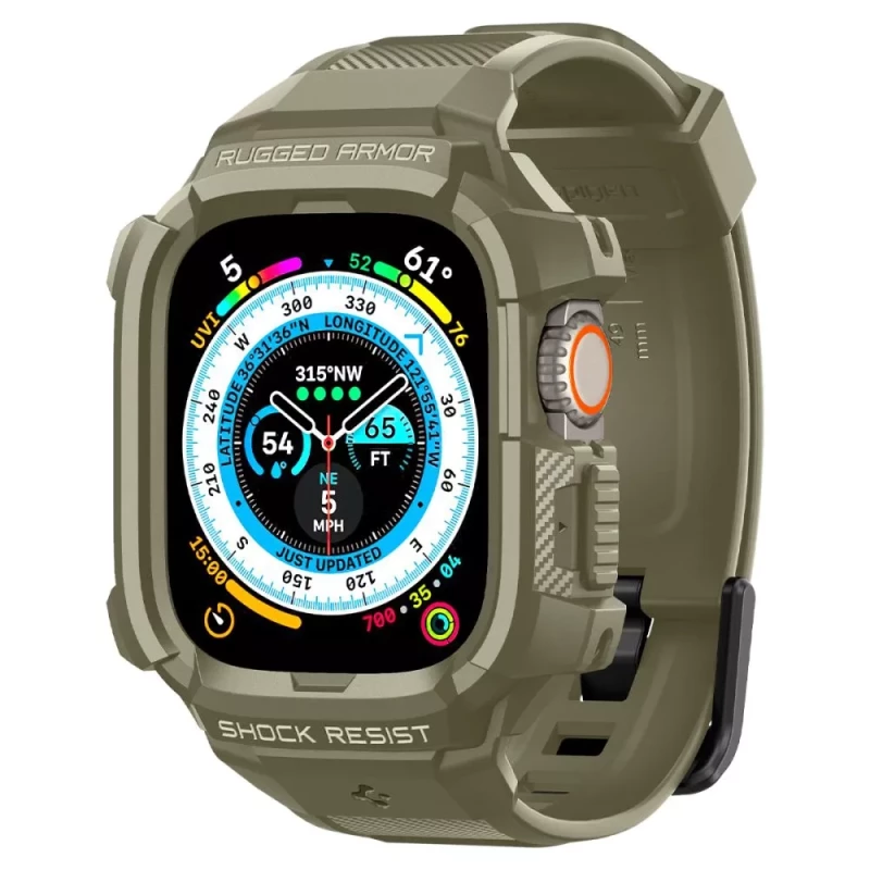Spigen Rugged Armor Pro Vintage Khaki-Apple Watch Ultra 49mm (ACS05915)
