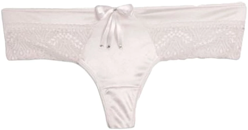 ΚΥΛΟΤΑΚΙ STRING SATIN COTTONHILL NIGHT 4233 - ΛΕΥΚΟ