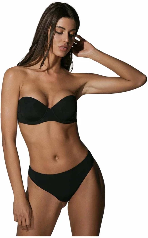 LUNA ΣΟΥΤΙΕΝ SECRET SENSE STRAPLESS MOLDED 11075  - ΜΑΥΡΟ