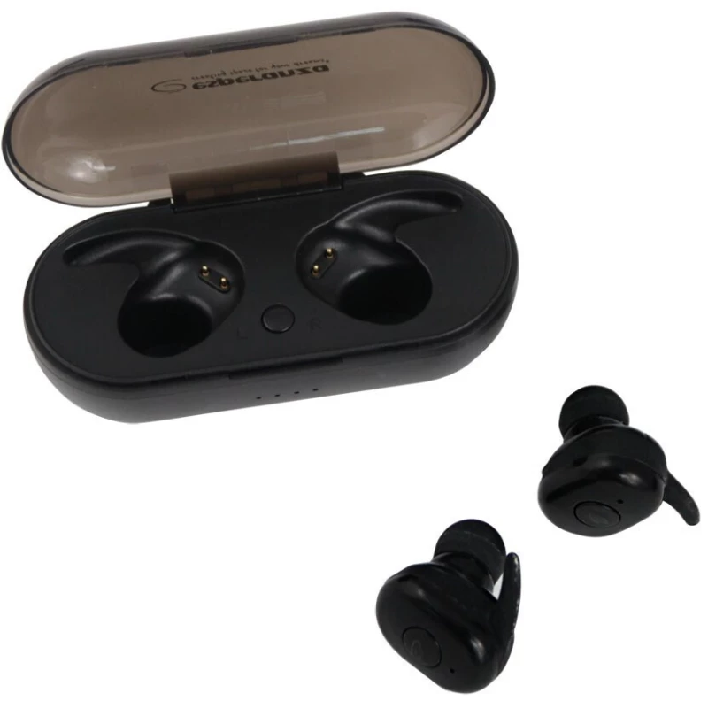 Esperanza EH225K In-ear Bluetooth Handsfree Ακουστικά με Θήκη Φόρτισης Μαύρα