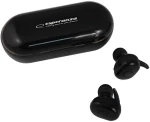 Esperanza EH225K In-ear Bluetooth Handsfree Ακουστικά με Θήκη Φόρτισης Μαύρα
