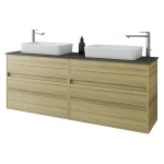 Instinct 125 Top Natural Oak - Βάση Επίπλου Για Επιτραπέζιους Νιπτήρες (125x45)