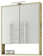 Instinct Natural Oak 65 - Καθρέπτης Με Ντουλάπι (58x14x70)