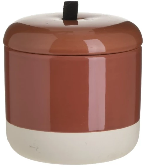 242448 CLICK ΔΟΧΕΙΟ ΓΙΑ ΒΑΜΒΑΚΙ ΚΕΡΑΜΙΚΟ ΚΟΚΚΙΝΟ/ΛΕΥΚΟ Φ10Χ10 ΚΟΚΚΙΝΟ,ΛΕΥΚΟ-ΙΒΟΥΑΡ    ΚΕΡΑΜΙΚΟ (ΣΕΤ 6 ΤΕΜΑΧΙΩΝ)