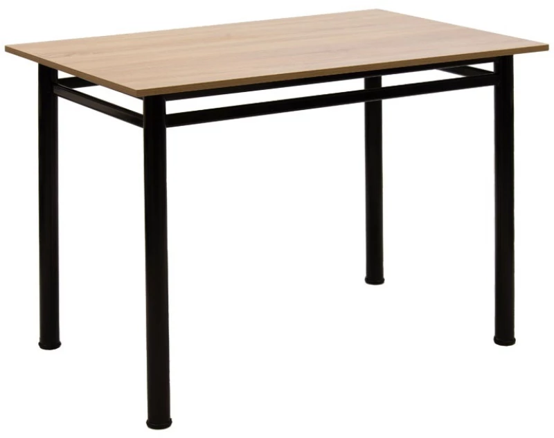 338852 ΤΡΑΠΕΖΙ DEXTER PAKOWORLD ΔΡΥΣ-ΠΟΔΙ ΜΑΥΡΟ GLOSS 110X70X77ΕΚ