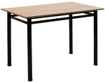 338852 ΤΡΑΠΕΖΙ DEXTER PAKOWORLD ΔΡΥΣ-ΠΟΔΙ ΜΑΥΡΟ GLOSS 110X70X77ΕΚ