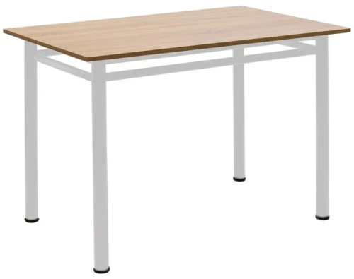 340119 ΤΡΑΠΕΖΙ DEXTER PAKOWORLD ΔΡΥΣ-ΠΟΔΙ ΛΕΥΚΟ 110X70X77ΕΚ