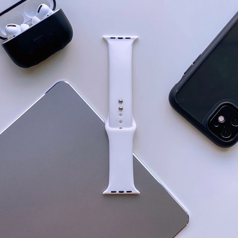 TECH-PROTECT ICONBAND APPLE WATCH 4 / 5 / 6 / 7 / 8 / SE (38 / 40 / 41 MM) WHITE