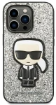 Karl Lagerfeld KLHCP14XGFKPG Θήκη για iPhone 14 Pro Max 6.7 "hardcase silver / silver Glitter Flakes Ikonik*