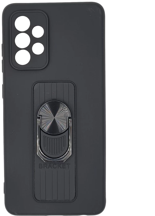 Ring Case silicone case with finger grip and stand Θήκη για Samsung Galaxy A33 5G black*
