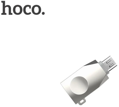 HOCO adapter OTG Micro to USB UA10 pearl nickel*