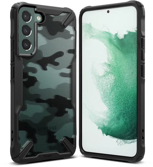 RINGKE FUSION X GALAXY S22+ PLUS CAMO BLACK