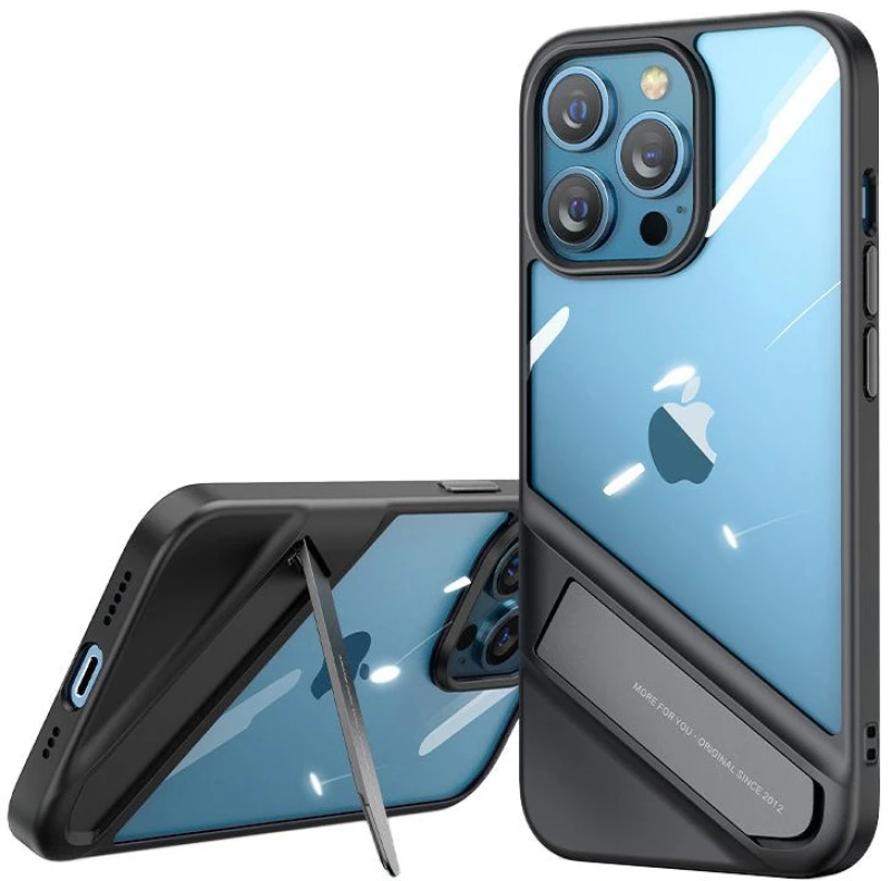 Ugreen Fusion Kickstand Case hard case with TPU frame and kickstand Θήκη για iPhone 13 Pro black*