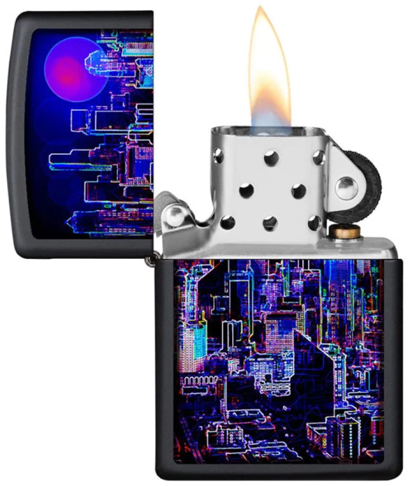 ZIPPO Αναπτήρας - Cyberpunk Design