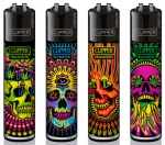 Clipper Αναπτήρας Μεγάλος - Trippy Skulls