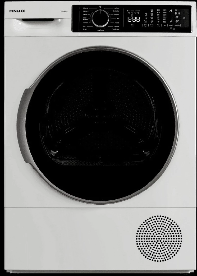 Finlux TDF-9AD2 Στεγνωτήριο 9kg A++ με Αντλία Θερμότητας