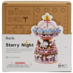 Robotime Rolife Starry Night AM44 Merry-go-round DIY Music Box RBTAM44