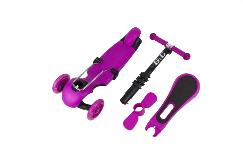 Nils Extreme G&C Πατίνι Τρίτροχο 2 Σε 1 Fun S979A Ροζ #GC-S979A PNK
